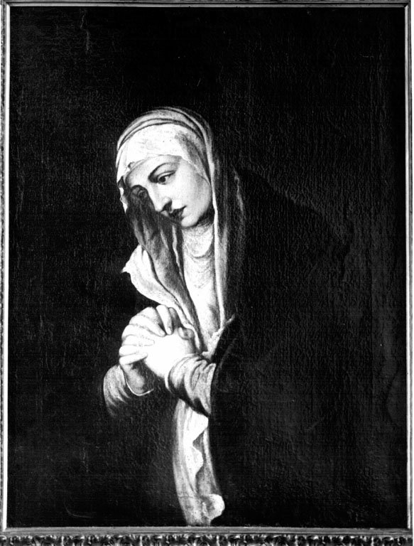Madonna addolorata (dipinto) - ambito romano (seconda met&agrave; sec. XVII)